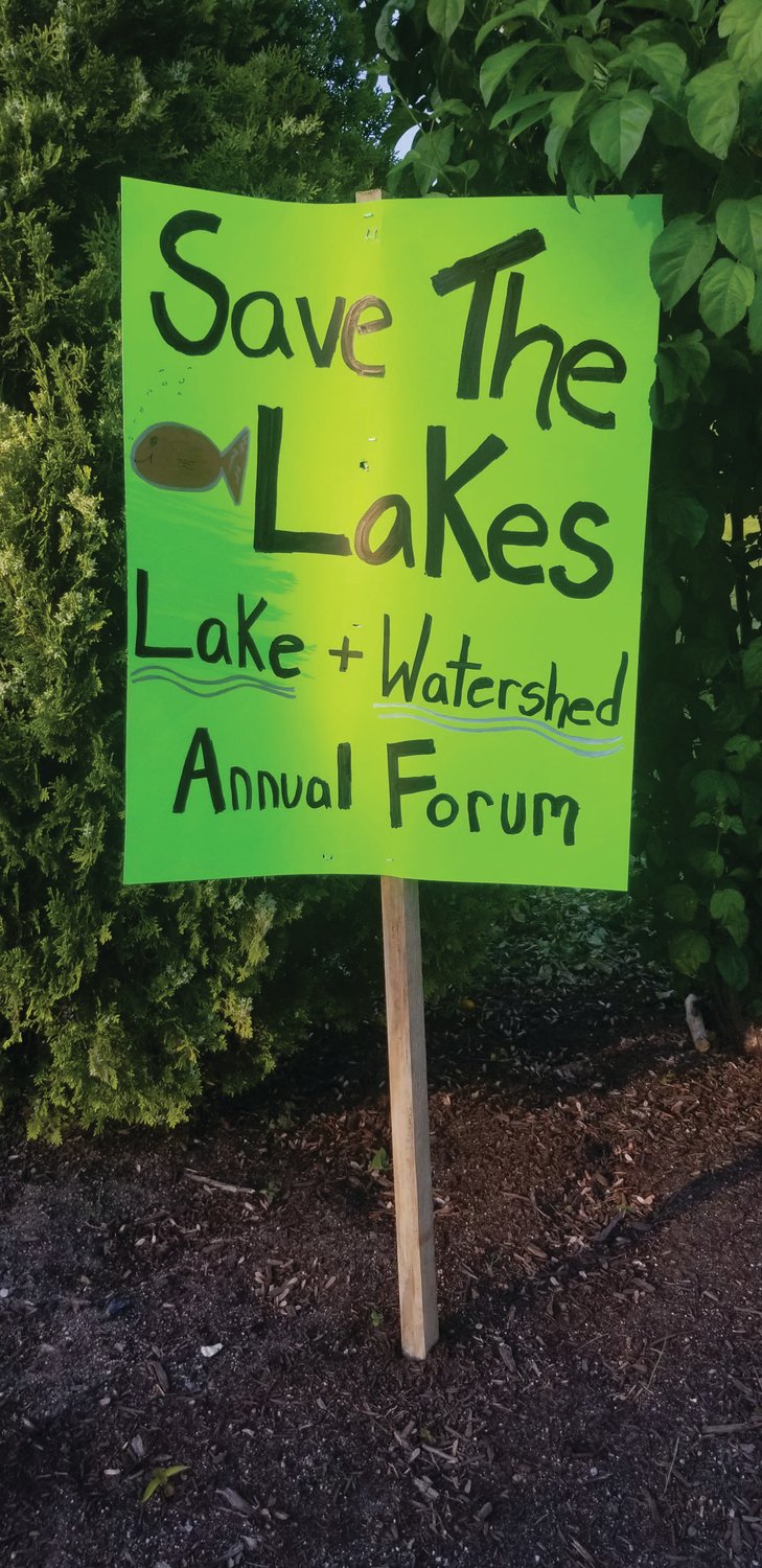Save the Lakes (STL) held its Lake and Watershed Annual Forum in a pavilion at Johnston’s War Memorial Park last Wednesday.